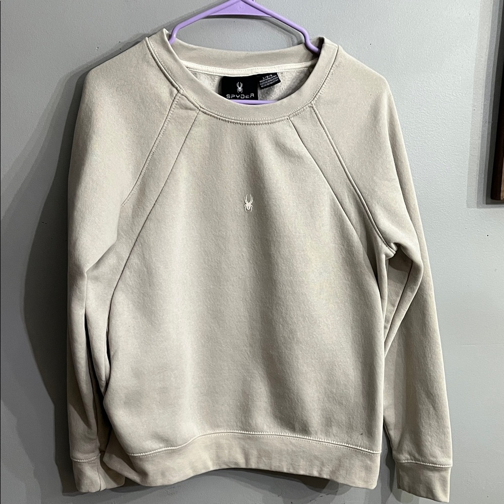 Spyder Men's Light Gray Crewneck Sweatshirt